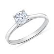 Diamond set engagement ring in 18ct white gold