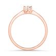 Verlobungsring aus 18K Roségold mit Diamant