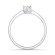 Solitaire ring in 18 carat white gold with diamond