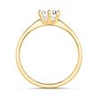 18 karaat gouden verlovingsring met Diamant