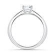 Engagement ring in 14ct white gold with diamond