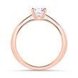 18ct Rose Gold Engagement Ring With Diamond