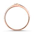 Diamond set engagement ring in 14ct rose gold