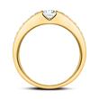 Diamantbesetzter Ring aus 18-karätigem Gold