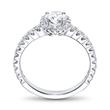 750 white gold ring with diamonds, approx. 1.35 ct.