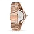 Reloj de mujer glam spirit de acero inoxidable chapado en oro rosa