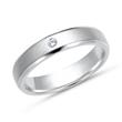 Wedding Rings 8ct White Gold With Diamond