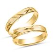 Wedding rings 18ct yellow gold