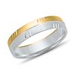 Wedding rings 8ct yellow-white gold with diamond