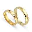 Wedding rings 14ct yellow gold with diamond