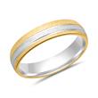 Wedding rings 14ct yellow-white gold 3 diamonds