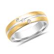 Wedding rings 18ct yellow gold 3 diamonds