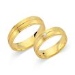 Wedding rings 14ct yellow gold with diamond