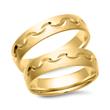 Wedding rings 14ct yellow gold