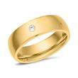 Trauringe 585er Gelbgold mit Diamant