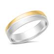 8ct yellow-white gold wedding rings 3 diamonds