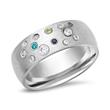 Wedding rings 14ct white gold 13 diamonds