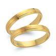 Wedding rings 18ct yellow gold