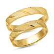 Wedding rings 14ct yellow gold
