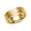 Wedding rings 14ct yellow gold with diamond