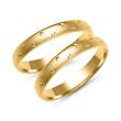 Wedding rings 14ct yellow gold