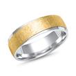 Wedding rings 18ct yellow-white gold with diamond