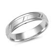 Wedding rings 8ct white gold with diamond