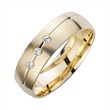 Wedding Rings Yellow Gold With Diamonds Width 5.5 mm