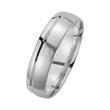 Wedding rings white gold with diamonds width 5.5 mm