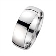 Wedding rings white gold with diamonds width 7 mm