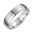 Wedding rings white gold with diamonds width 5.5 mm