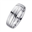 Wedding rings white gold width 5.5 mm