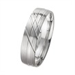 Wedding rings white gold width 5 mm