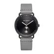 Reloj breakwater line para hombre con correa de cuero gris